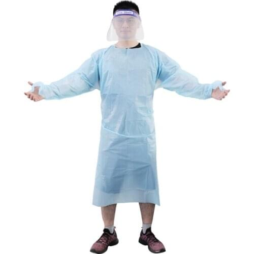 100pcs D&Z Disposable Sleeved Aprons Easy Use Kitchen Barbecue Protective Tools Household Cleaning Gadgets Kitchen Accessories