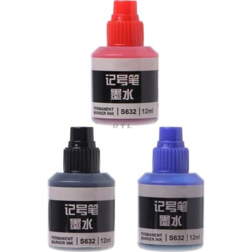 12ml Waterproof Instantly Dry Graffiti Paint Pen Oil Ink Refill For Marker Pens