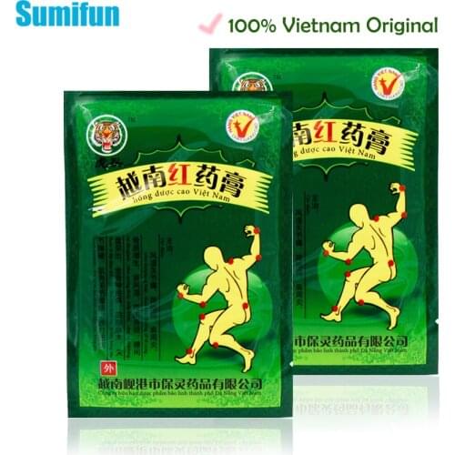 16pcs Vietnam Original Herbal Extract Pain Relief Plaster Rheumatoid Arthritis Shoulder Neck Back Waist Knee Ache Relieve Patch