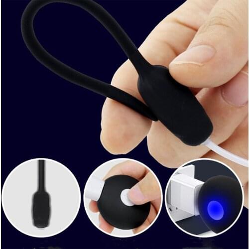 20 Speeds Vibration Home Multi-function Healthy Equipment For Men Waterproof Urethral Dilator Mens Mute Sex Toy