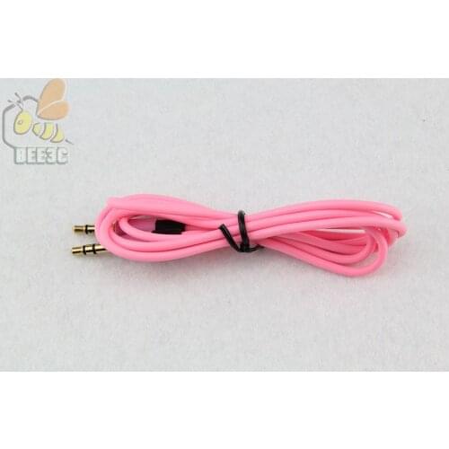 3.5mm audio cable cord Car Aux Extension Cable 120cm for mp3 for phone colorful in stock soft TPE cheapest factory good 500 pcs