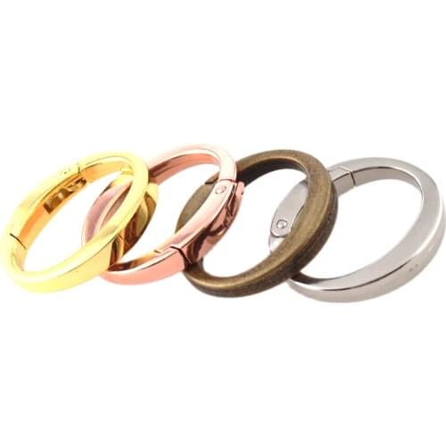 30mm Oval Ring Clip Buckles swivel Buckles Spring Buckles Hook Adjustable Ring O ring Ring for bag Carabiner keyring buckle 6pcs