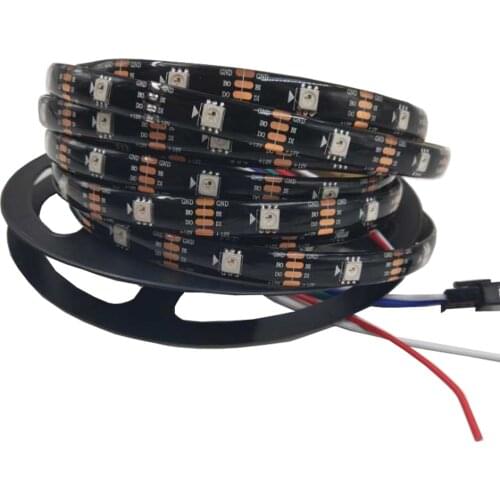 5m/roll WS2812B/WS2813 RGB WS2815 DC12V LED Pixels Strip 30/60/144 Pixels/Led/m Light Individually Addressable LED Dual-Signal