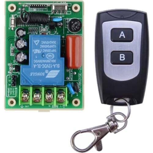 220V 1CH rf wireless controller for home 433mhz wireless remote control switch lighting and remote switch 220v rf control