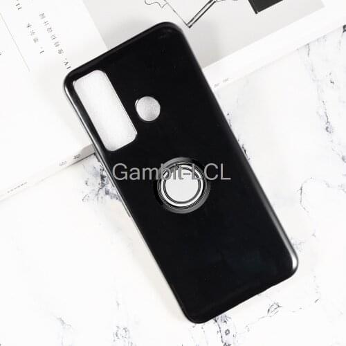 For Tecno Camon 17 Spark 7 Pro 6.6" Camon17 CG6, CG6j Back Ring Holder Bracket Phone Case Smartphone TPU Soft Silicone Cover