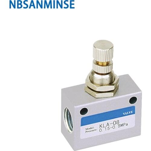 KLA Flow Rate Control Valve Pneumatic Air Valve 1/8 1/4 3/8 1/2 3/4 1 1-1/4 1-1/2 2 Precision Flow Adjustable Valve NBSANMINSE