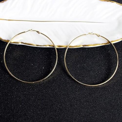 Fashion Jewelry 2020 New Design big Circle Hoop Earrings For Women High Quality Classic For Party Daily Wear Jewelry Gift