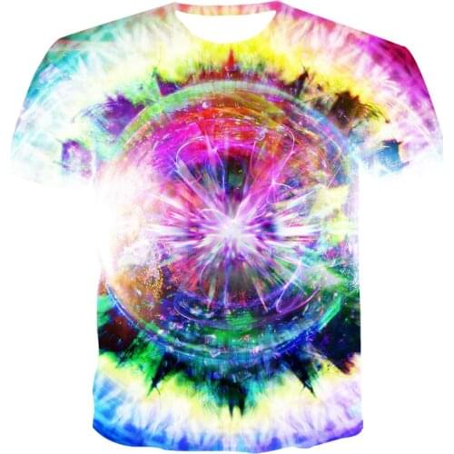 2021 New Mens 3d tshirts Fashion Summer mens T shirt geometry T-shirt Pyramid 3d Male Hip Hop harajuku Oversized t-shirts tops