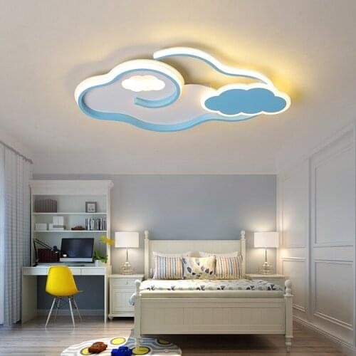Clouds Modern led ceiling lights lustre led Children room Kids Bedroom Pink/Blue color Minimalism led lighting ZM1116