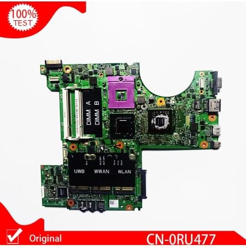 Original CN-0RU477 0RU477 48.4W101.011 For Dell XPS M1530 Laptop Motherboard DDR2 main board