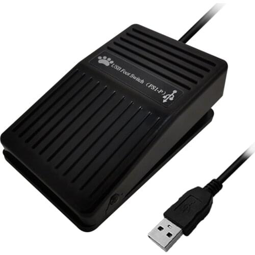 USB Foot Switch One Key Customized Foot Switch Control Keyboard Mouse Gamepad Character String Multimedia Printing Machine