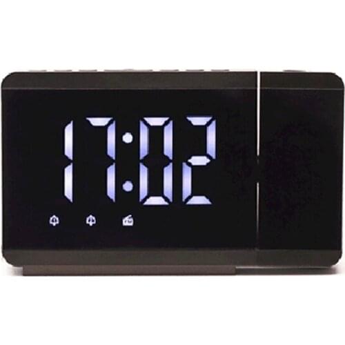 Projection Digital Alarm Clock for Bedrooms,Loud Alarm Clock for Heavy Sleeper,Digital Clock with Projection on Ceiling