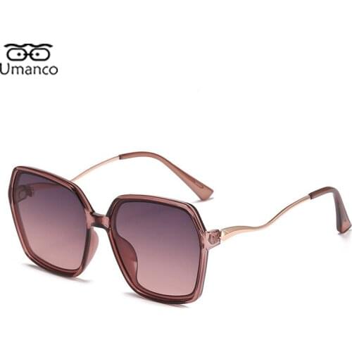 Square Sunglasses for Women Wraped PC Frame AC Lens Oversized Eyglasses Female Ladies Anti UV400 Designer Sunshades Holiday Gift