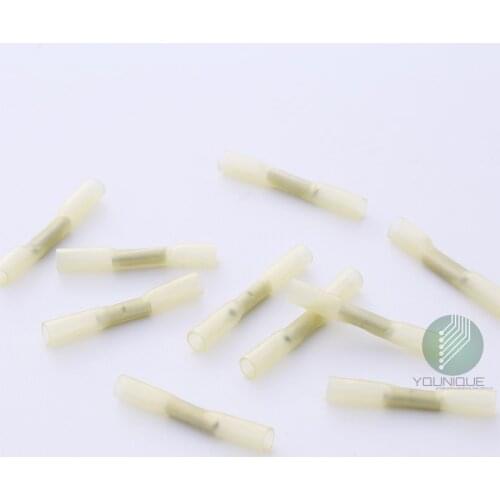 Splice Butt Heat Shrink Tube Joint Connectors,Cold Pressed Terminal 22-20 AWG ( 0.2-0.75 mm2 ) BHT 0.5