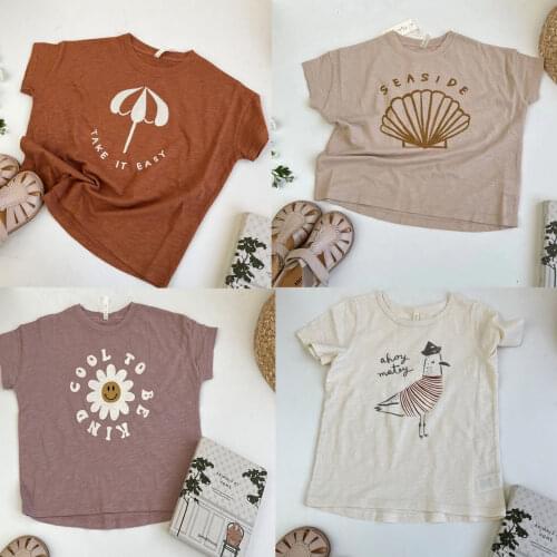 Summer bobo T-shirts For Girls