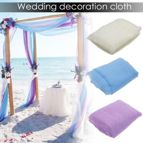 Wedding Decorations Arch Yarn Organza Fabric For Wedding Birthday Party