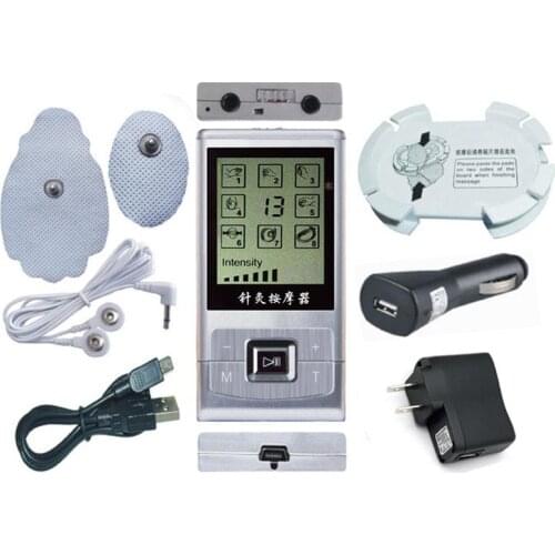 TENS Body Healthy care Digital meridian therapy massager machine Slim Slimming Muscle Relax Fat Burner pain new pads massage