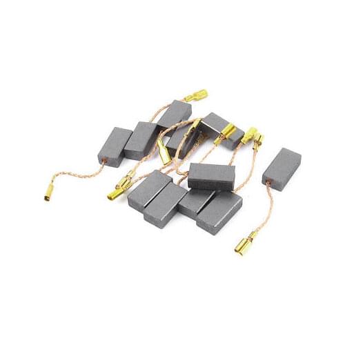 10PCS 15mm x 8mm x 5mm Motor Carbon Brushes Replacement for Air Compressor