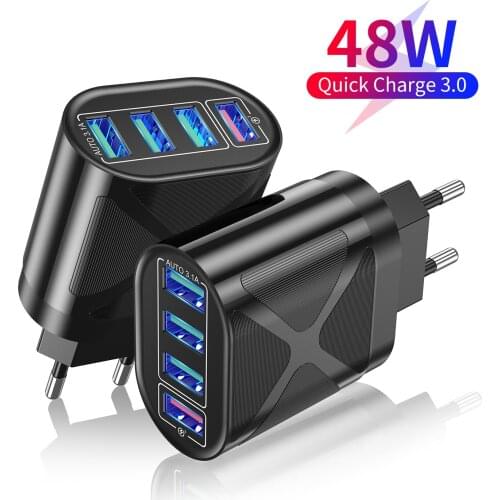 USB Fast Charger Quick Charge 3.0 4.0 Universal Wall Mobile Phone Tablet Charger for iPhone Samsung Xiaomi Charging Charger