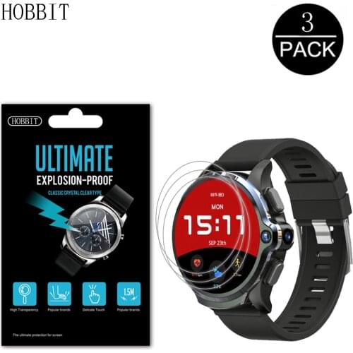 3Pcs 0.15mm Nano Explosion-proof Full Screen Protector Film For KOSPET prime GPS Smart Watch 1.6" Anti-Scratch HD Clear Film