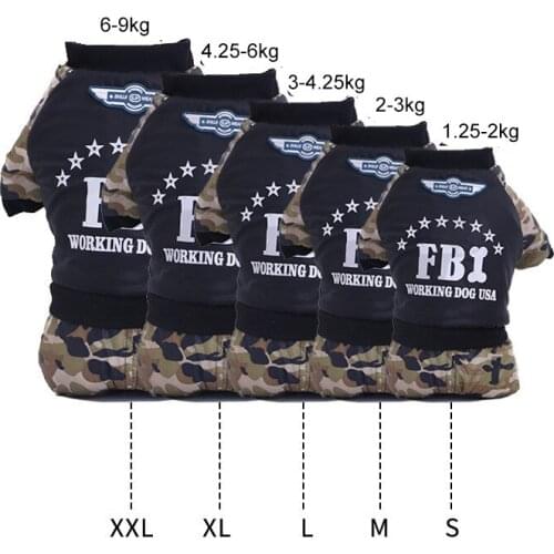 Winter Overalls For Dogs Small Dog Clothes Winter Cheap Pet Clothes Boy Camouflage Jumpsuit For Dog Chihuahua Hooded Four-leg