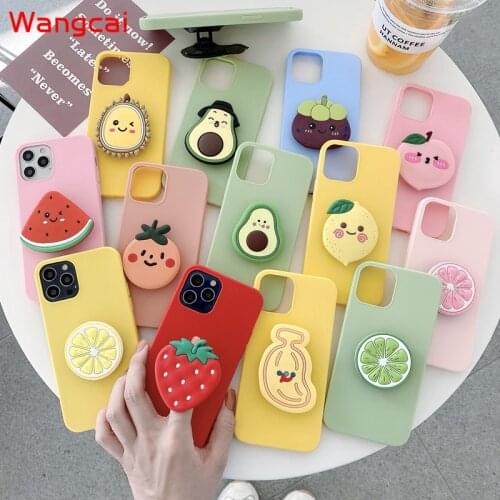For Vivo Y20 Y20s Y12S Y20i X27 Pro X23 X21i X21 UD V7 V5 Plus Case Fruit Avocado Orange Strawberry Peach Cute Cover