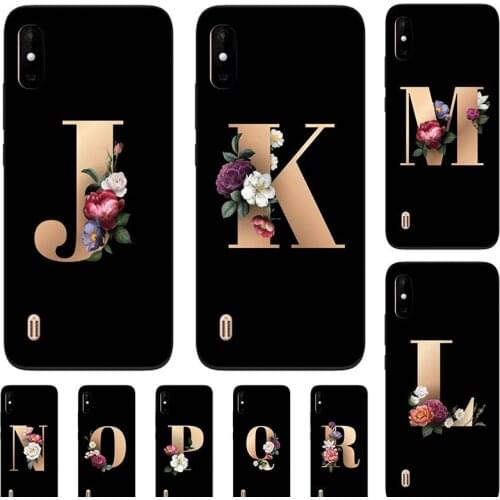 For Wiko Y81 Y61 Y80 Y70 Y50 Y60 Case Funny Custom Name Letter Couple Cover Fashion Black TPU Soft Coque