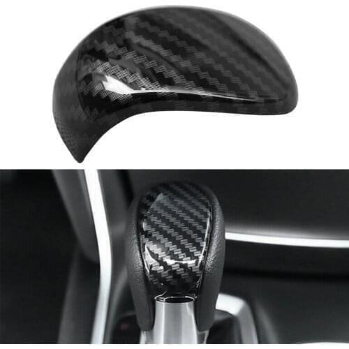 Carbon Fiber ABS Car Gear Shift Knob Cover Trim For Honda Accord 10th 2018 2019 2020 2021