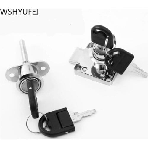 Zinc Alloy Cam Lock Office Door Cabinet Locker Letter Box Drawer Cupboard Wardrobe Focer Safety Home Lock 2 Keys