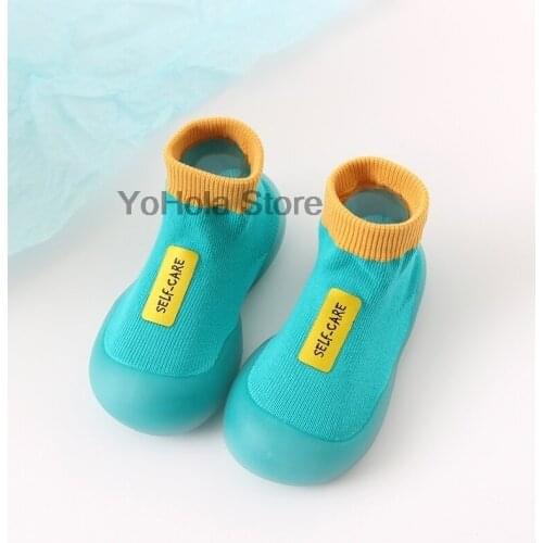 Baby Shoes Anti-slip Shoes Infant Girls Bright Color First Walkers Boy Soft Sole Rubber Outdoor Toddler Shoes Booties Unisex