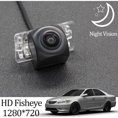 Owtosin HD 1280*720 Fisheye Rear View Camera For Toyota Camry 2000 2001 2002 2003 2004 2006 2007 2008 Car Parking Accessories