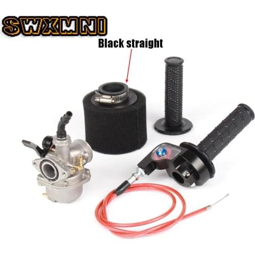 PZ19 Carburetor Visiable Throttle Grip Settle Cable Air Filter For 50cc 70cc 90cc 110cc Pit Bike ATV Quad Go Kart