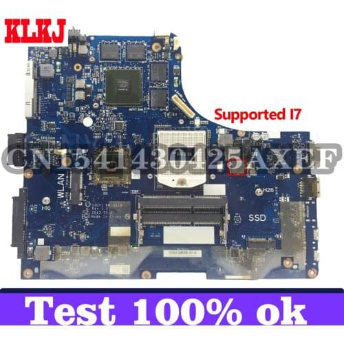 KLKJ NM-A032 Laotop Motherboard For Lenovo Y510P 1920*1080 Original Mainboard GT750M/GT755M Support I7 CPU