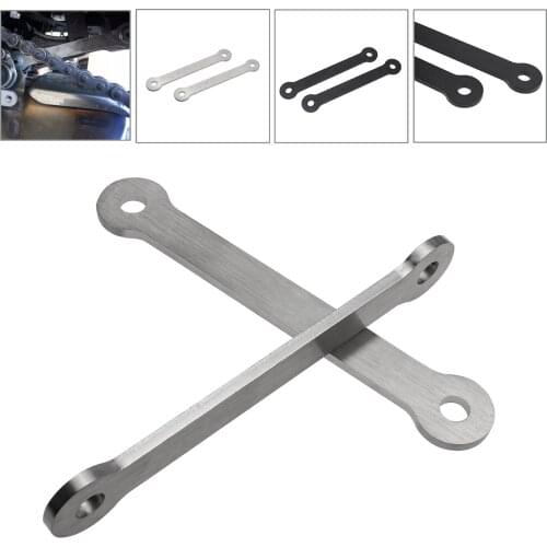 Motorcycle Adjustable Suspension Stainless Linkage Drop Lowering Kit For Yamaha YZF-R6 2017-2018 Black Silver