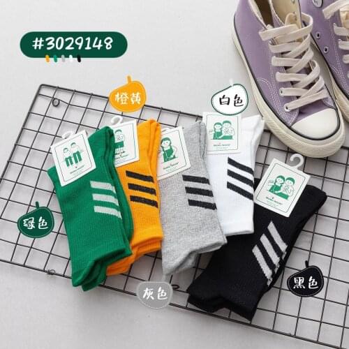 10 Pairs Woman Socks Autumn Winter New Fashion Striped Solid Color Socks Sport Socks Middle Tube Socks For Ladies Girls