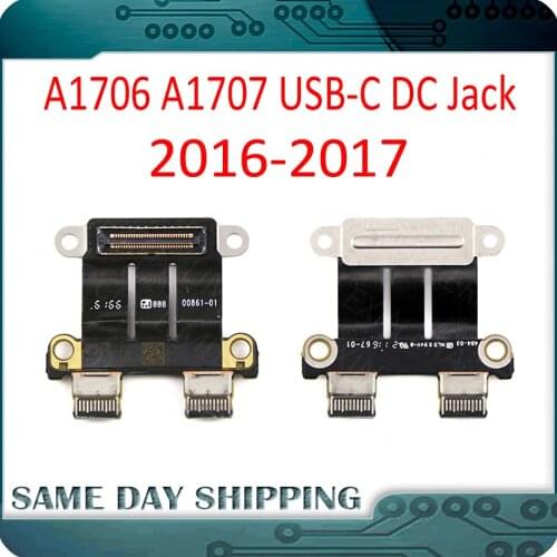 New Laptop A1706 A1707 DC Jack Power Board 820-00484-02 for Macbook Pro Retina 13" 15" Power Jack Board Connector 2016 2017 Year