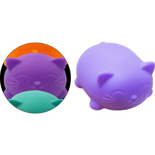 Novelty Lovely Cat Squeeze Stress Relief Relax Sensory Decompression Toy Funny Kill Time Gift for Kids Adults