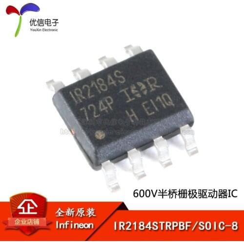 Genuine original IR2184STRPBF SOIC-8 600V half-bridge gate driver IC