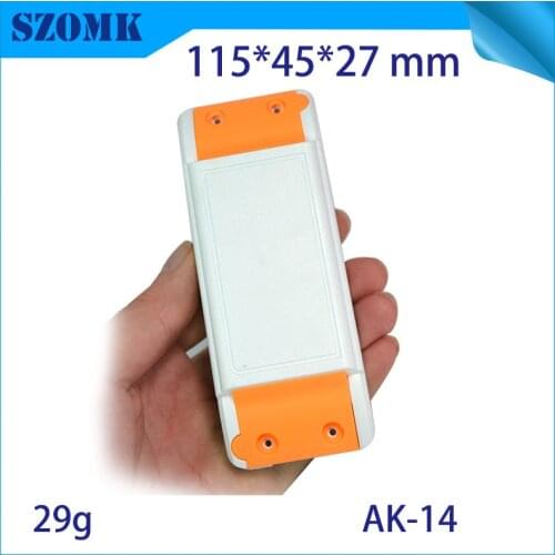 2 piece a lot Plastic box/casefor electronic project box enclosure 115*45*27 mm szomk extrusion plastic case pcb enclosure for