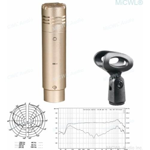 Pro Studio Condenser Microphone Overhead Mic Slim Pencil Stage Recording Presidential Speeches Instrument Hanging Mics