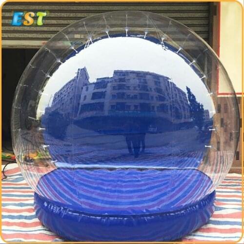 Christmas Inflatable Snow Globes Ball for Events, Inflatable Snow Show Ball for Store Display, Snow Globes For Advertising
