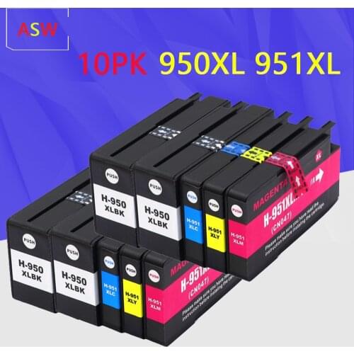 Compatible ink Cartridges for HP 950 951 XL for hp Officejet Pro 251DW 276DW 8600 8610 8615 8620 8640 printers for hp950XL