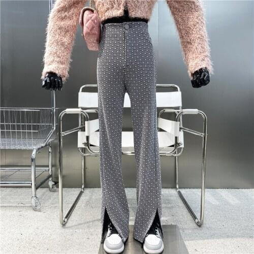 Toheliy Women's Plaid Trousers