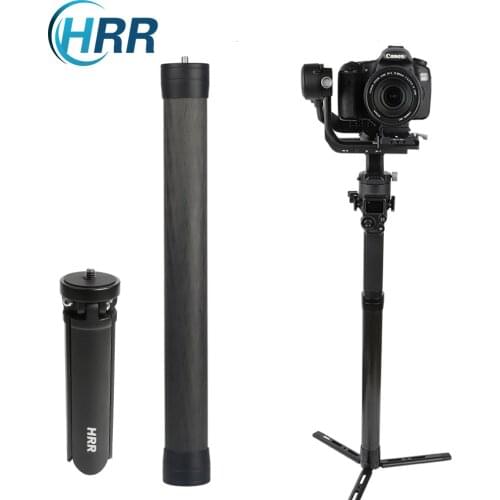 Carbon Fiber Extension Monopod Pole Aluminium Tripod for DJI Ronin-S SC/RS2/RSC2,Moza Air 2 Feiyu Tech Zhiyun Crane 2 Gimbal