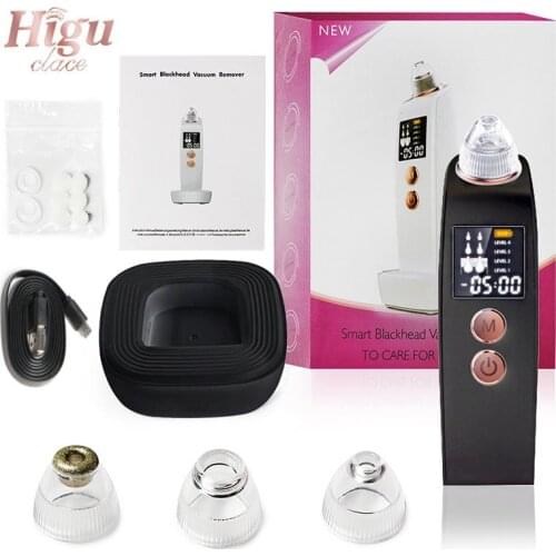 Blackhead Removal Smart Facial Pore Deep Cleaning Device Exfoliating Acne Remove Diamond Dermabrasion Machine Face Skin Care