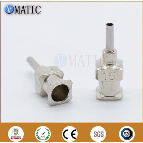 High Quality High Precision All Metal Tips 15G 1/4 Inch Blunt Stainless Steel 12Pcs Dispensing Syringe Needle Tips