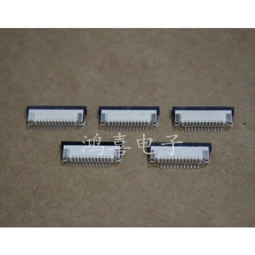 WZSM New FFC FPC flexible ribbon cable connector 1.0mm pitch 12 pin FFC FPC connector socket