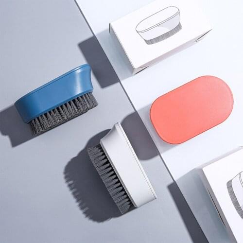 1 PC Multi-function Cleaning Brush Portable Washing Brush Hand-held Plastic Soft Hair Bathroom Laundry Household Cleaning Tools