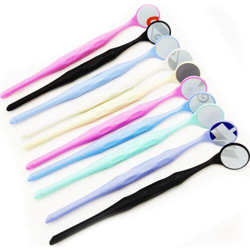 10pcs Premium Front Surface Oral Mirrors Autoclavable Dental Orthodontic Mouth Mirror Mouth Exam Reflector Dentist Mirror clinic