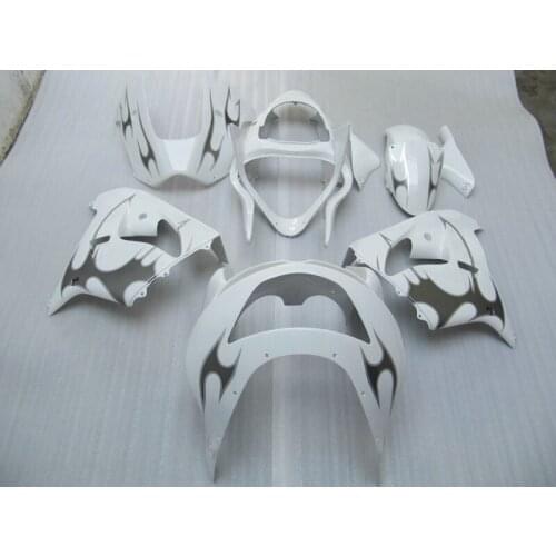 100% new Fairing kits for Kawasaki ZX 9R 1998 1999 fairings set NINJA zx9r 98 99 black white plastic aftermarket TR6